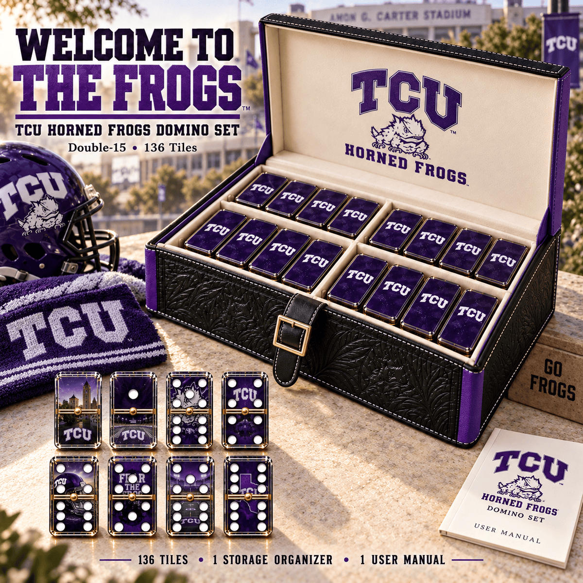 TCU Premium Domino Set NTTB