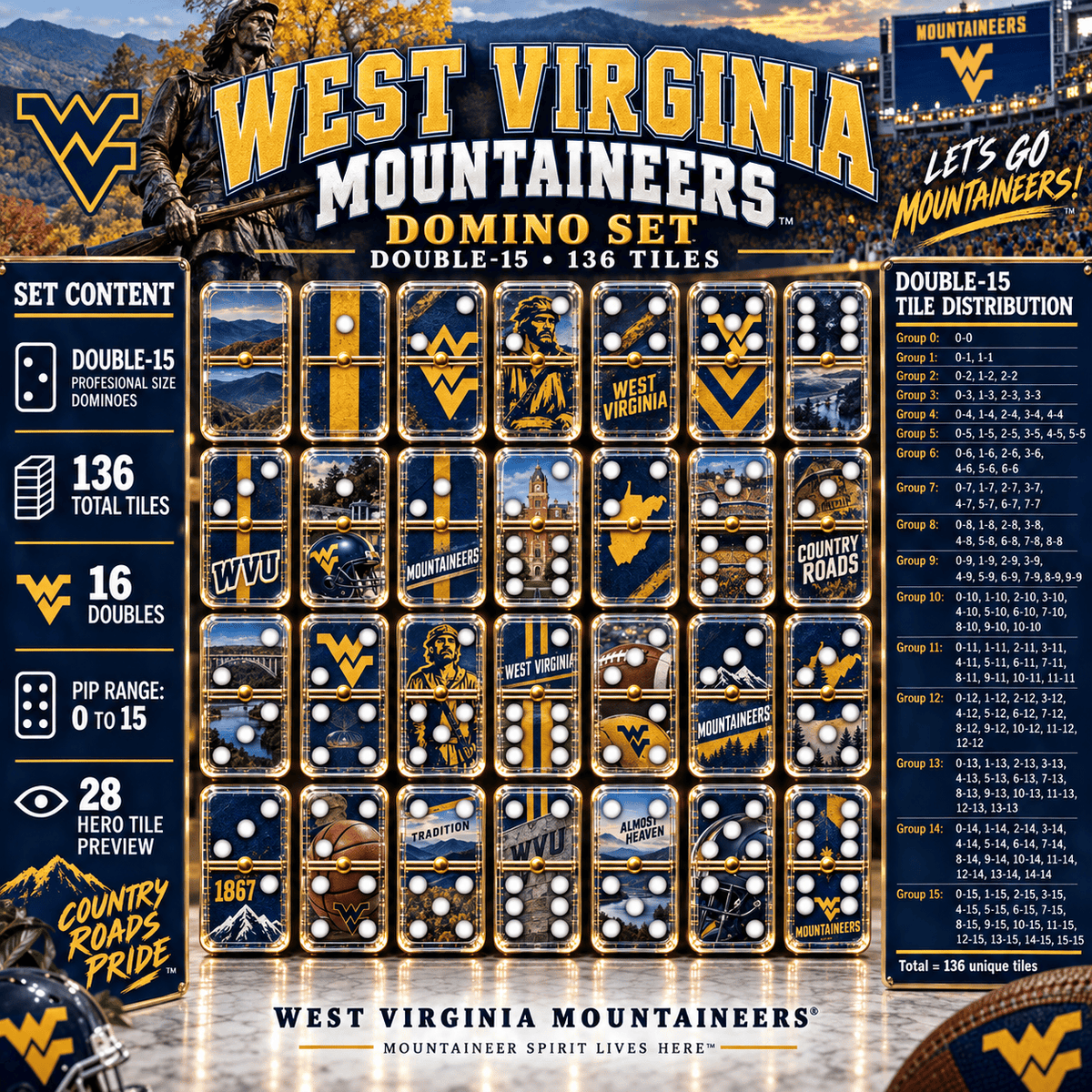 WVM Premium Domino Set NTTB