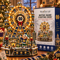 NDFI Premium Christmas Carousel Music Box BMD