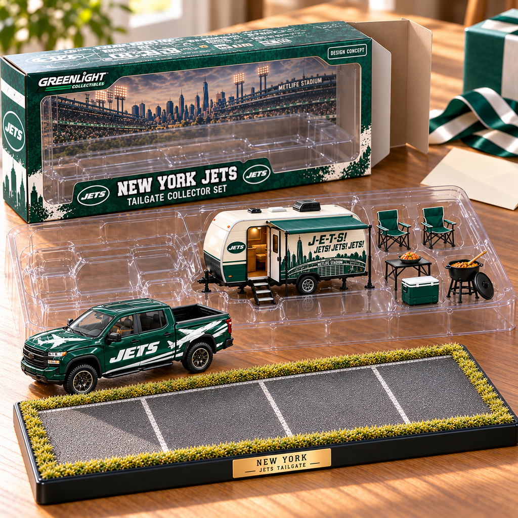 NYJ Premium Tailgate Collector Set TMH