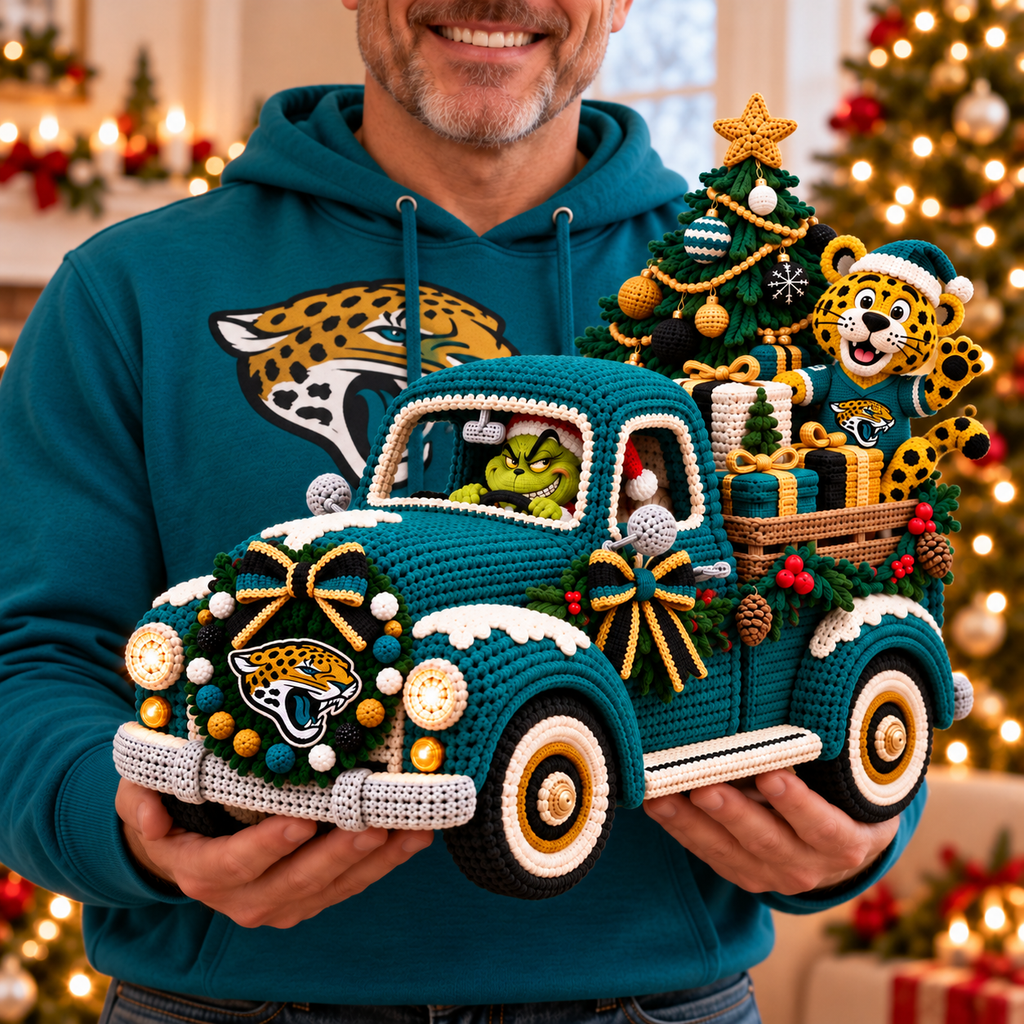 JSVJ Cozy Christmas Holiday Truck Decor PNPA