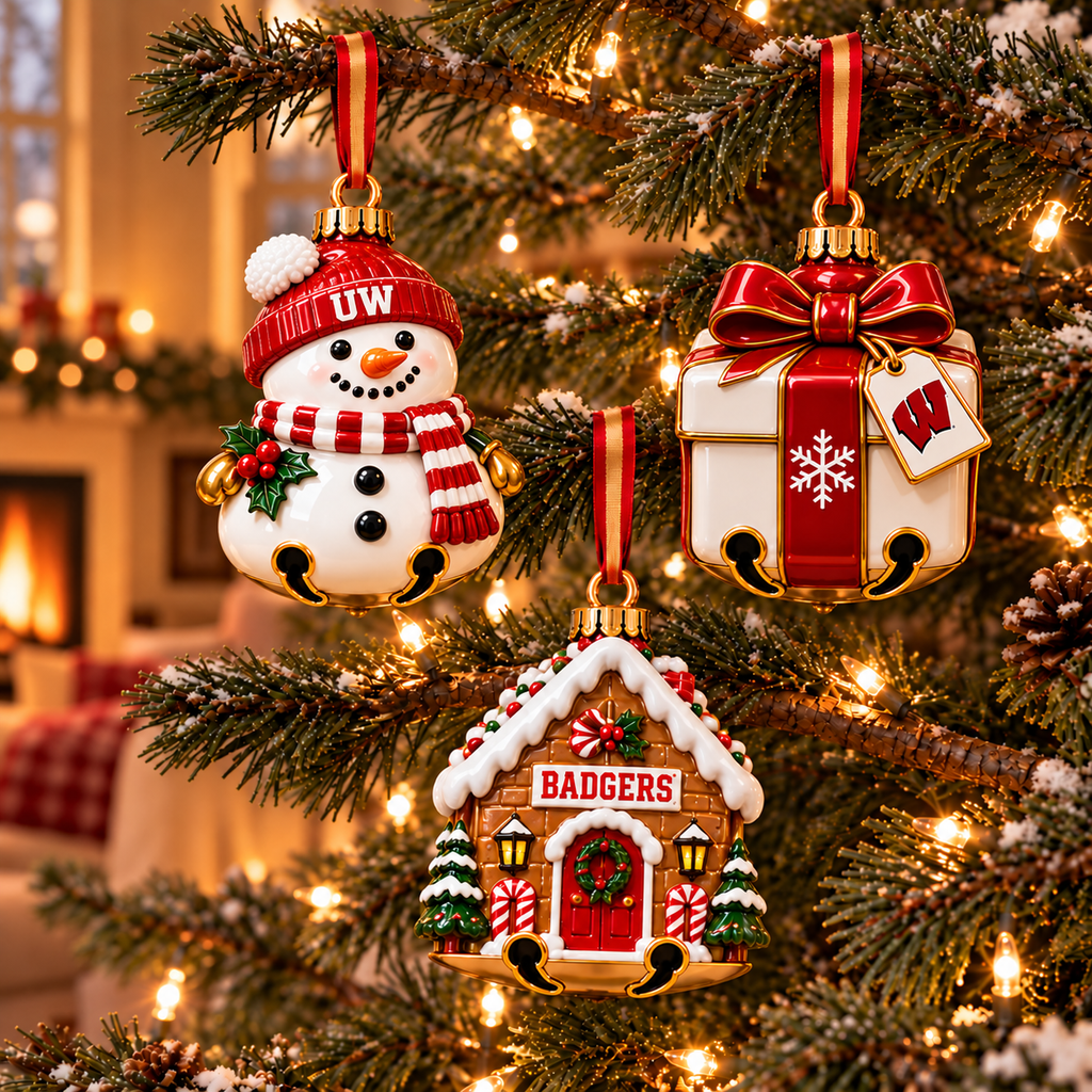 Premium WBG Christmas Bell Ornament PVNA