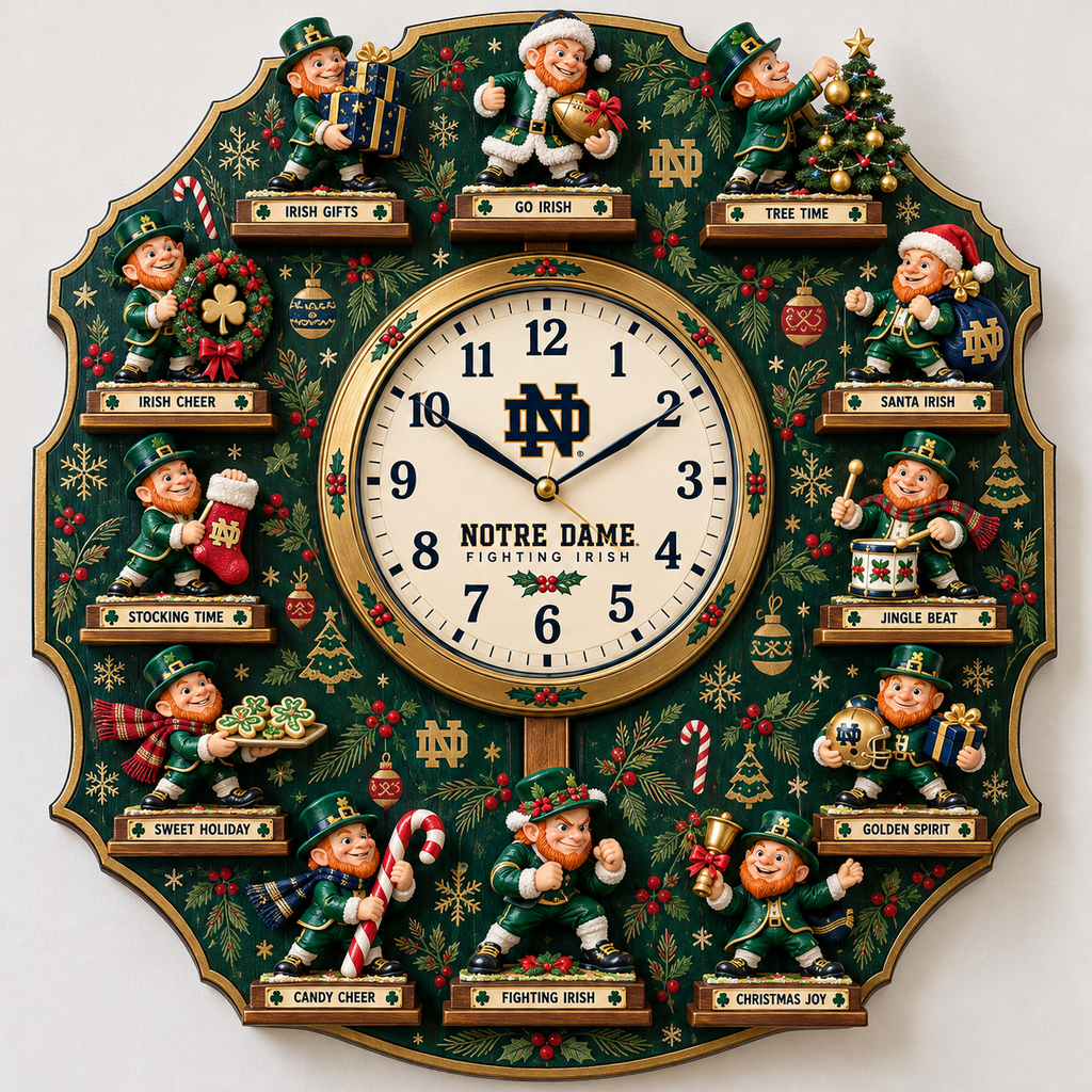 NDFI Premium Christmas Sculpture Clock Collection PTKL