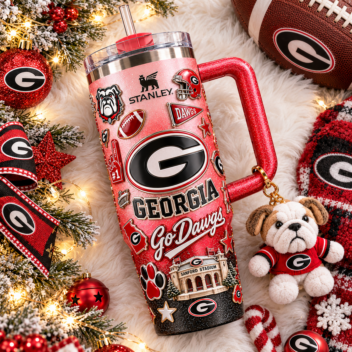 GGBD 40oz 3D Embossed Glitter Tumbler Collector Edition TTNL