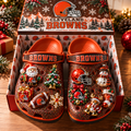 CLVB Premium Christmas Glitter Charm Clogs NTTB