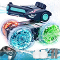 Amphibious Remote Control Car with Water Gun, 4WD RC Truck and Boat for Kids Age 6-12, Waterproof Pool Toy