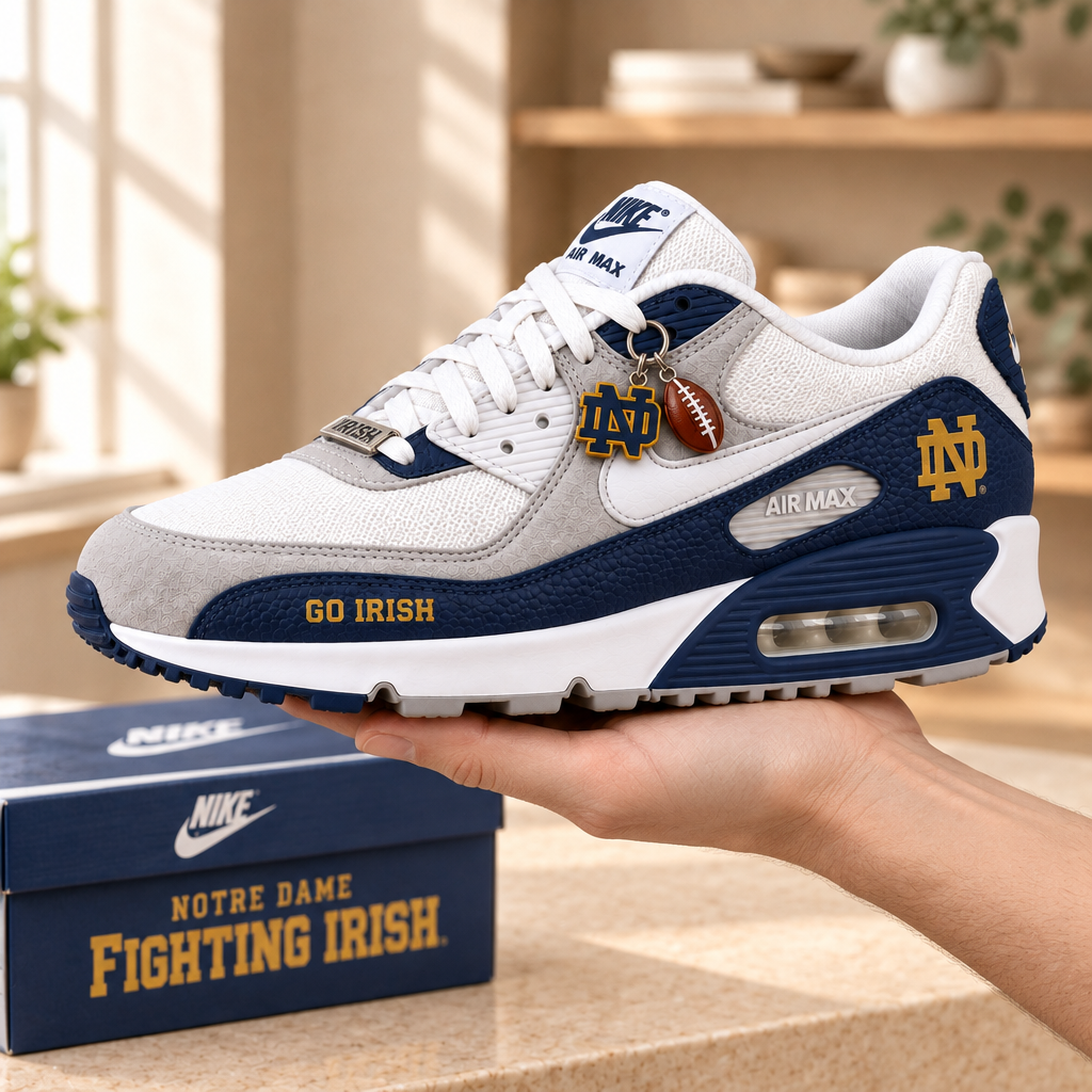 Notre Dame Fighting Irish Premium Low-Top Sneakers