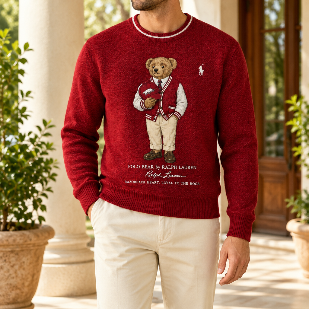Arkansas Razorbacks Premium Crewneck Sweater