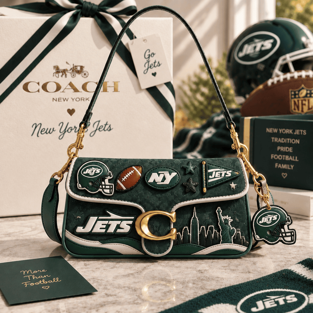 Premium NYJ Coach Shoulder Cross With Charm LNTH